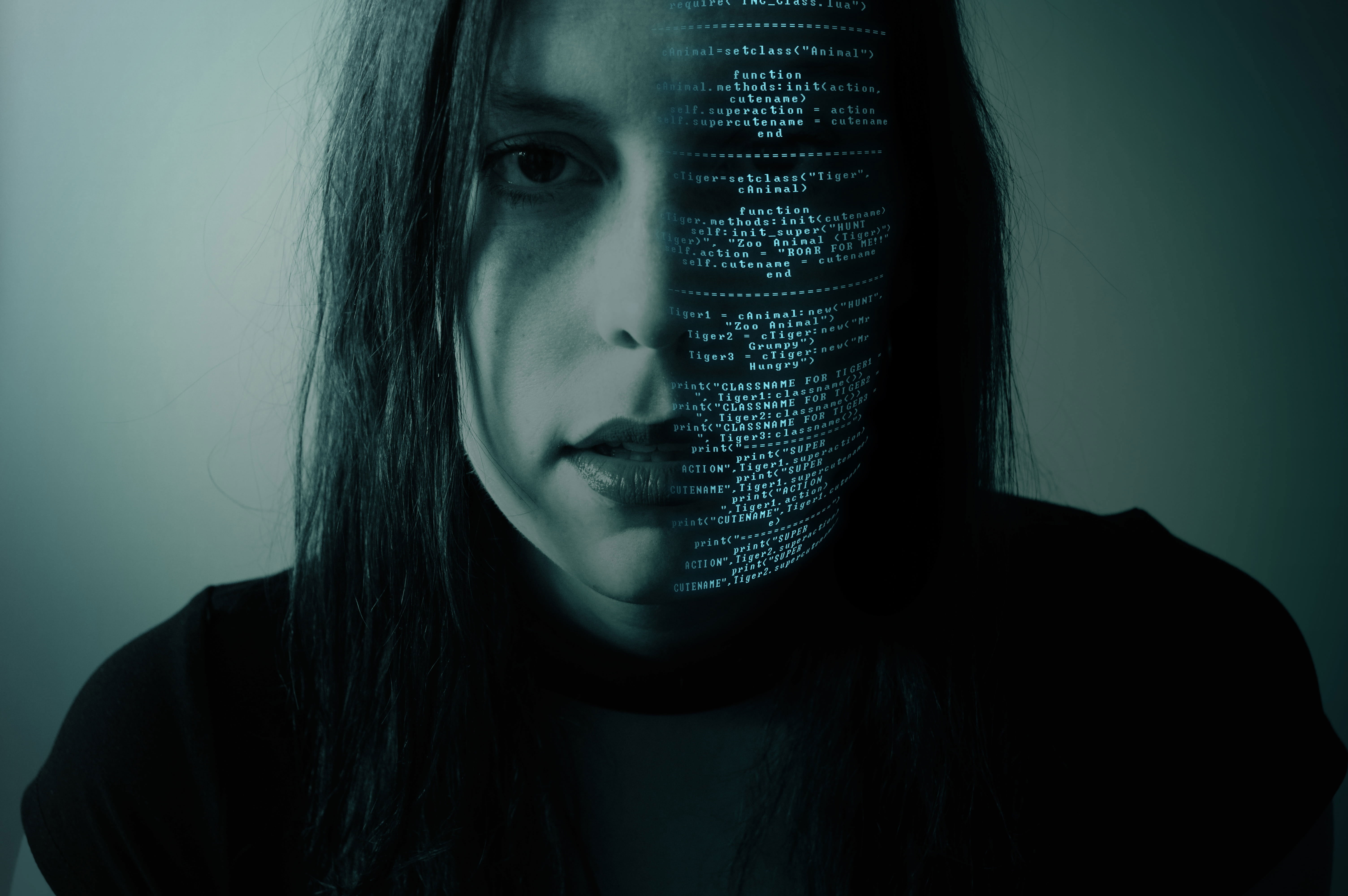 Wallpaper Person In Black Crew Neck Top, Hacking, Coding, coding, Dark