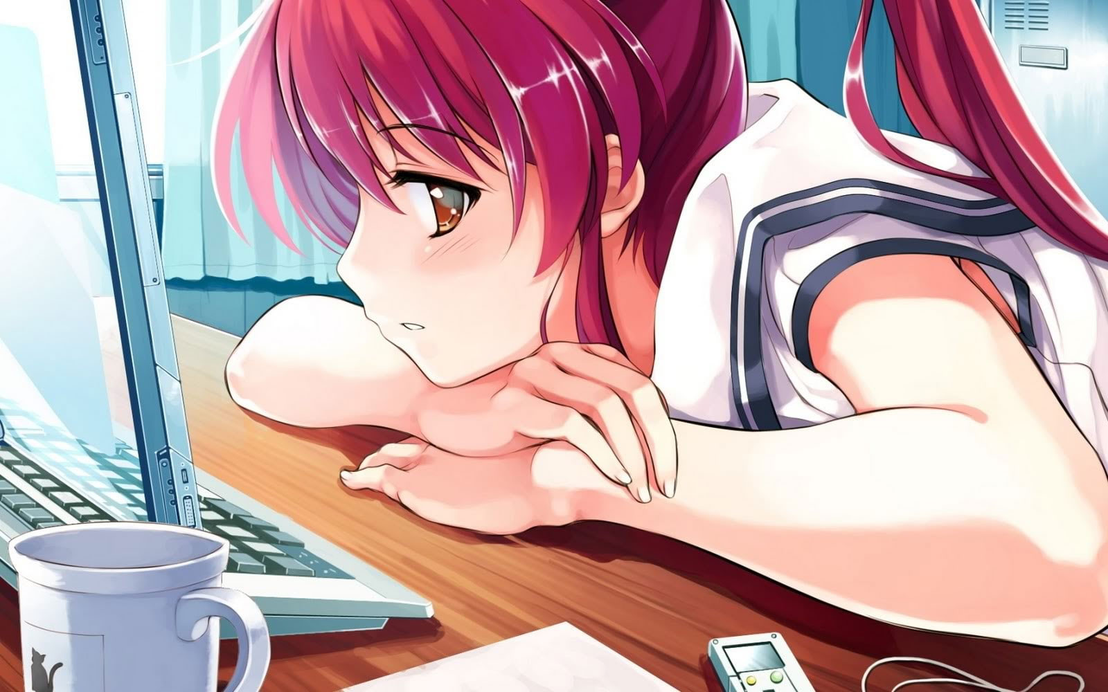 Wallpaper Virtual Depression, Anime