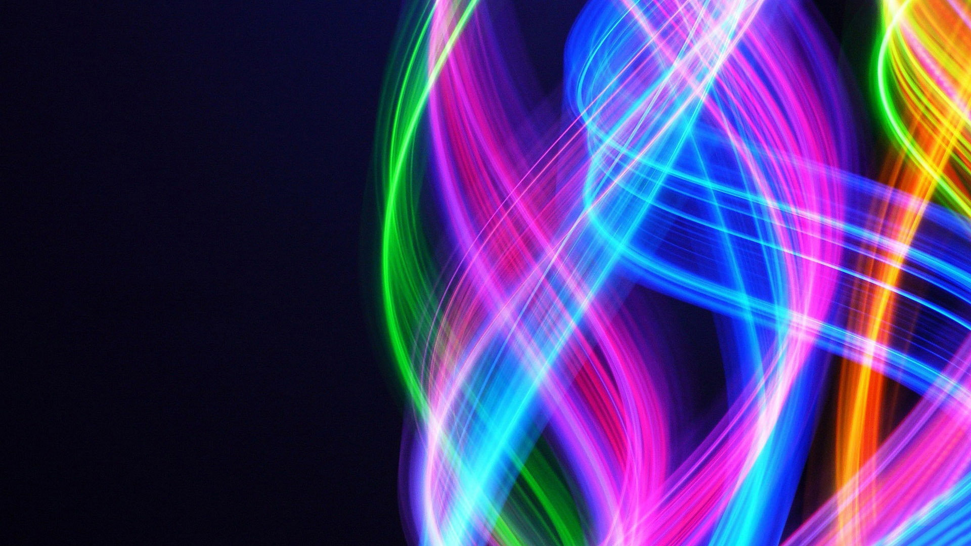Wallpaper Abstract, Wave, Neon, Hd, Neon Waves