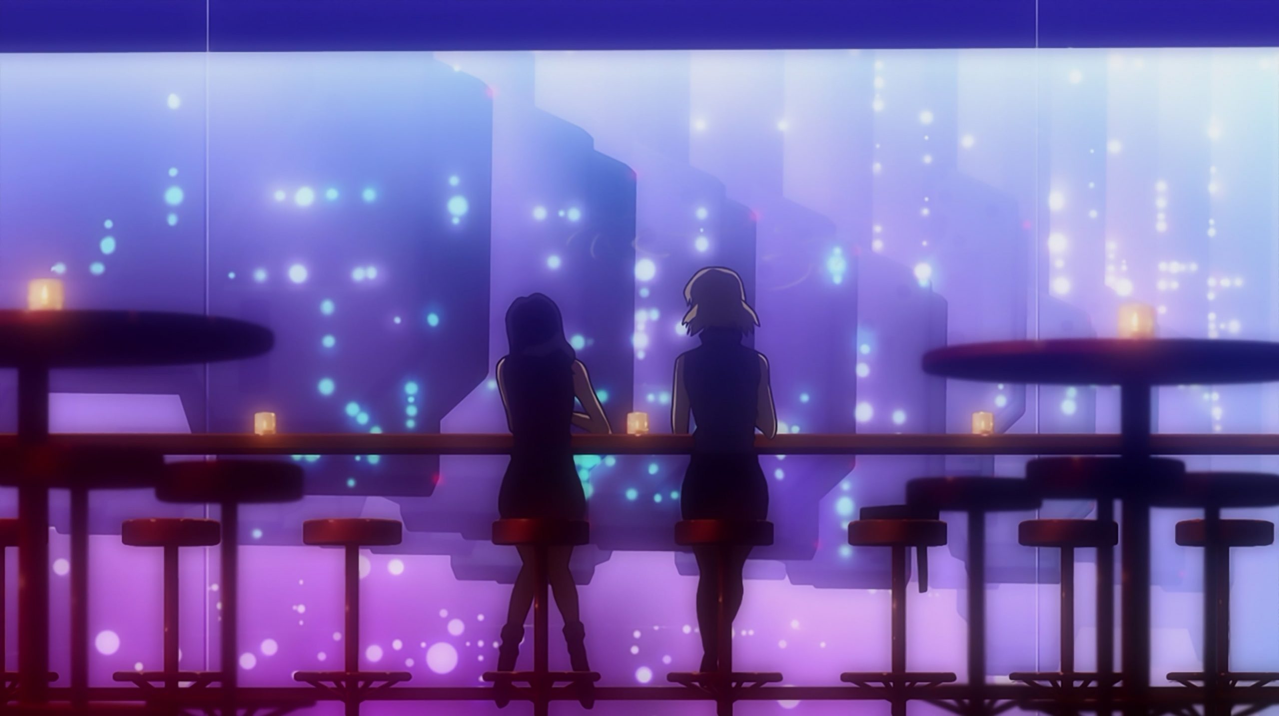 Wallpaper Anime, Bar, Neon Genesis Evangelion, Women