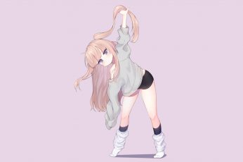 Wallpaper Anime, Manga, Anime Girls, Simple Background