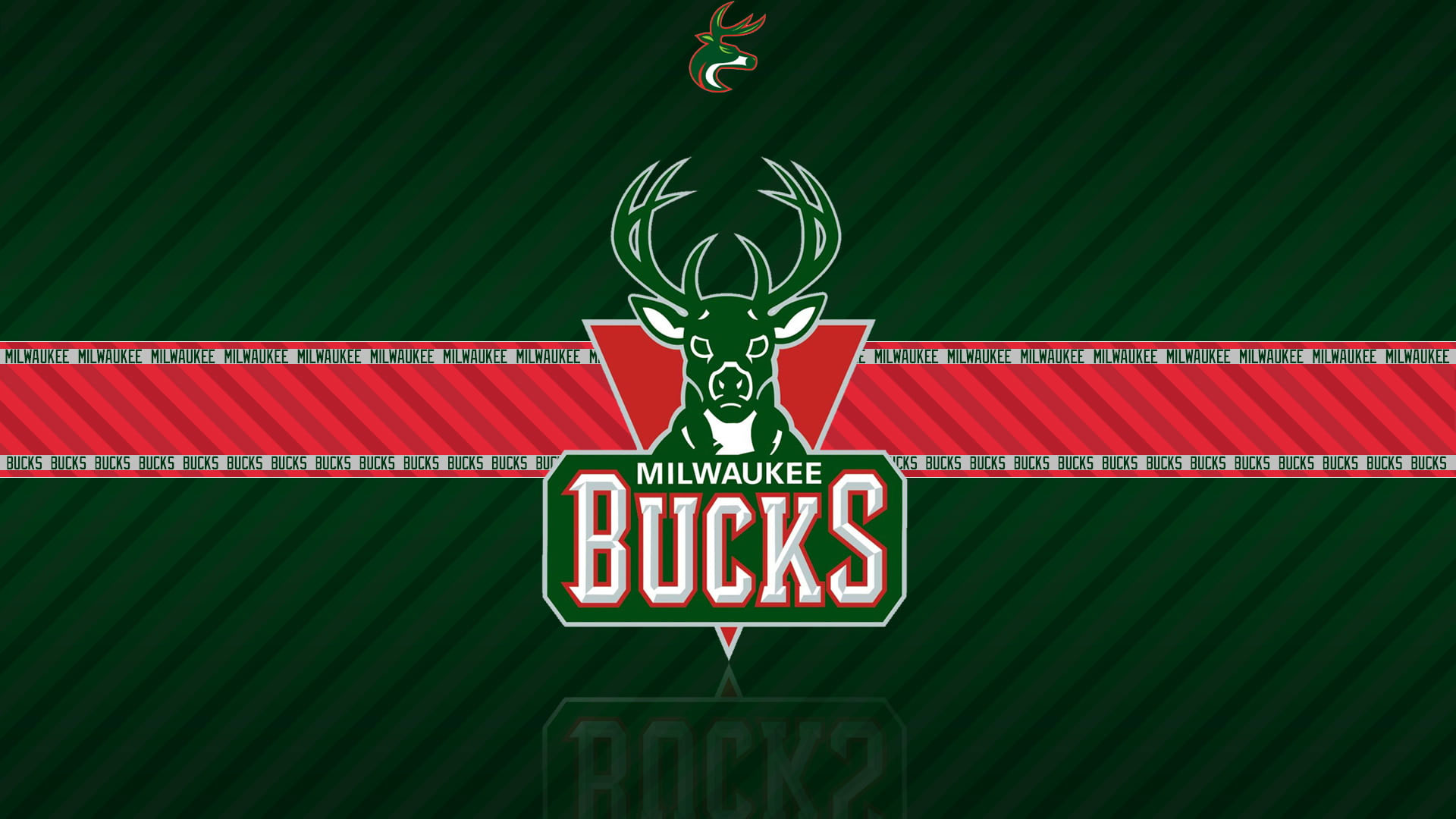 Wallpaper Basketball, Milwaukee Bucks, Emblem, Logo, Nba