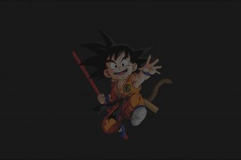 Dragon Ball Z Young Son Goku Digital Wallpaper