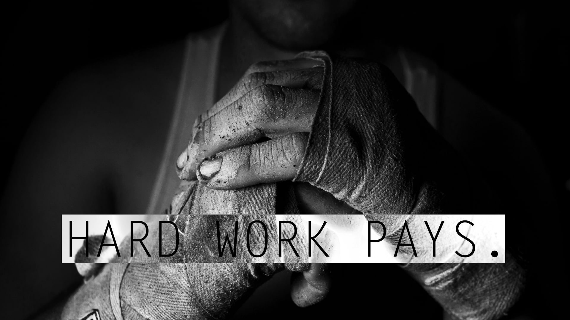 Wallpaper Working Out, Monochrome, Boxing, Hands