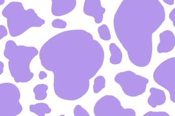 Wallpaper Cow Print, Aesthetic, Y, Violelilac, Animal, Purple, Simple