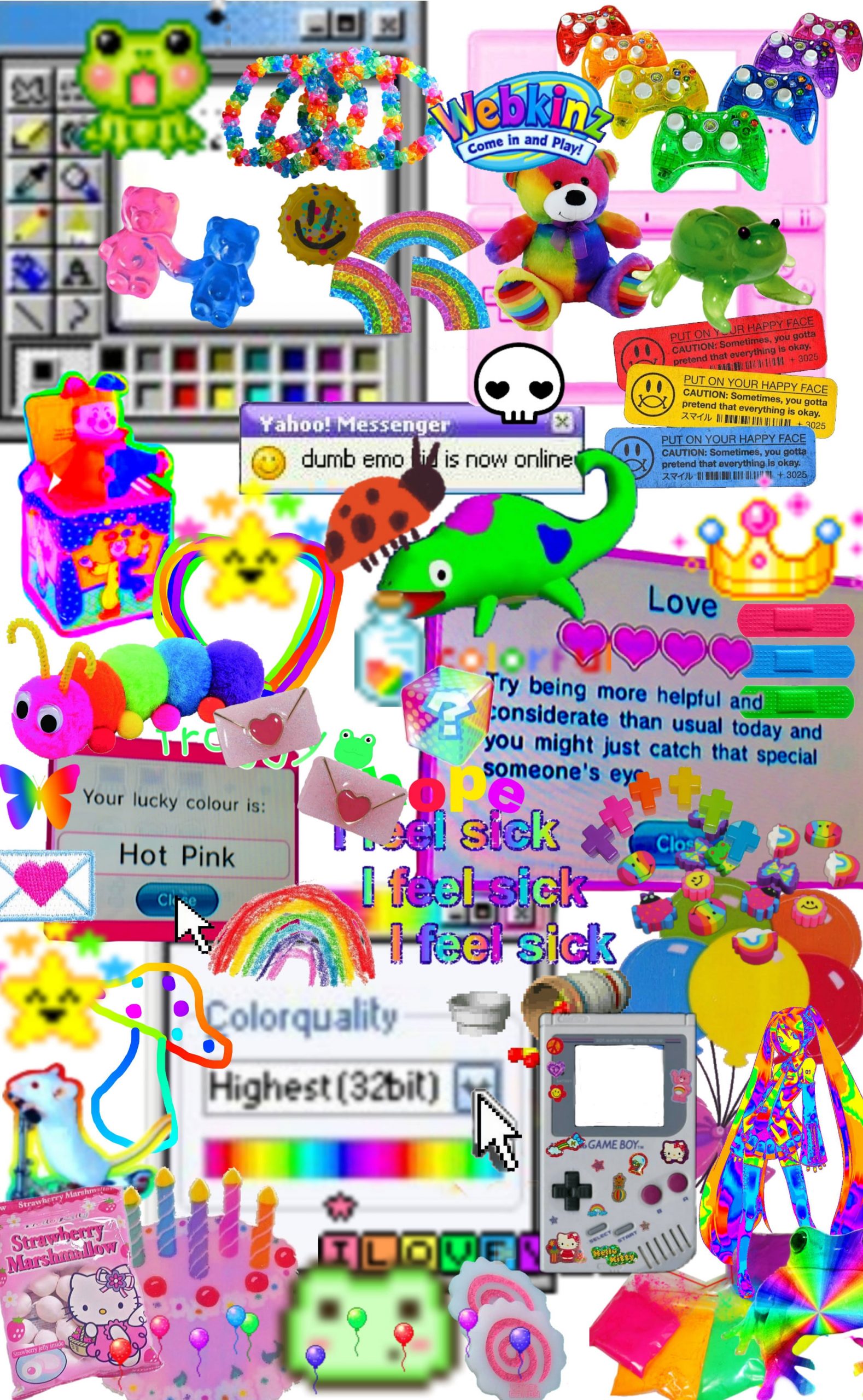 Kidcore Lol, Happy, Rainbow, Hd Mobile