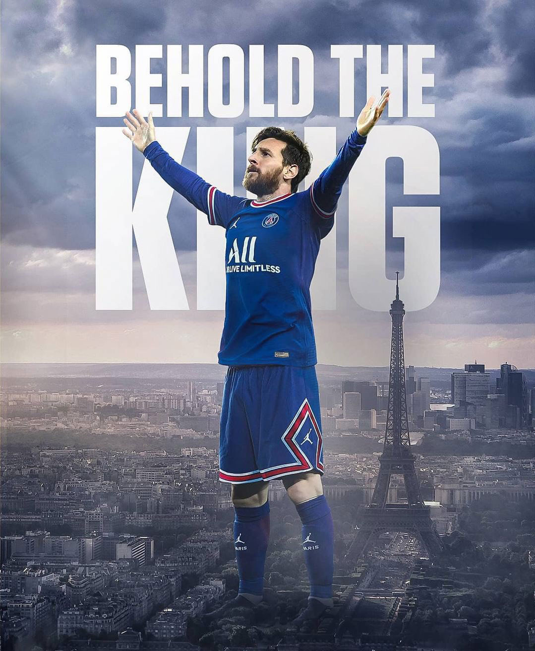 Messi Paris Saint Germain Wallpaper, Behold The King