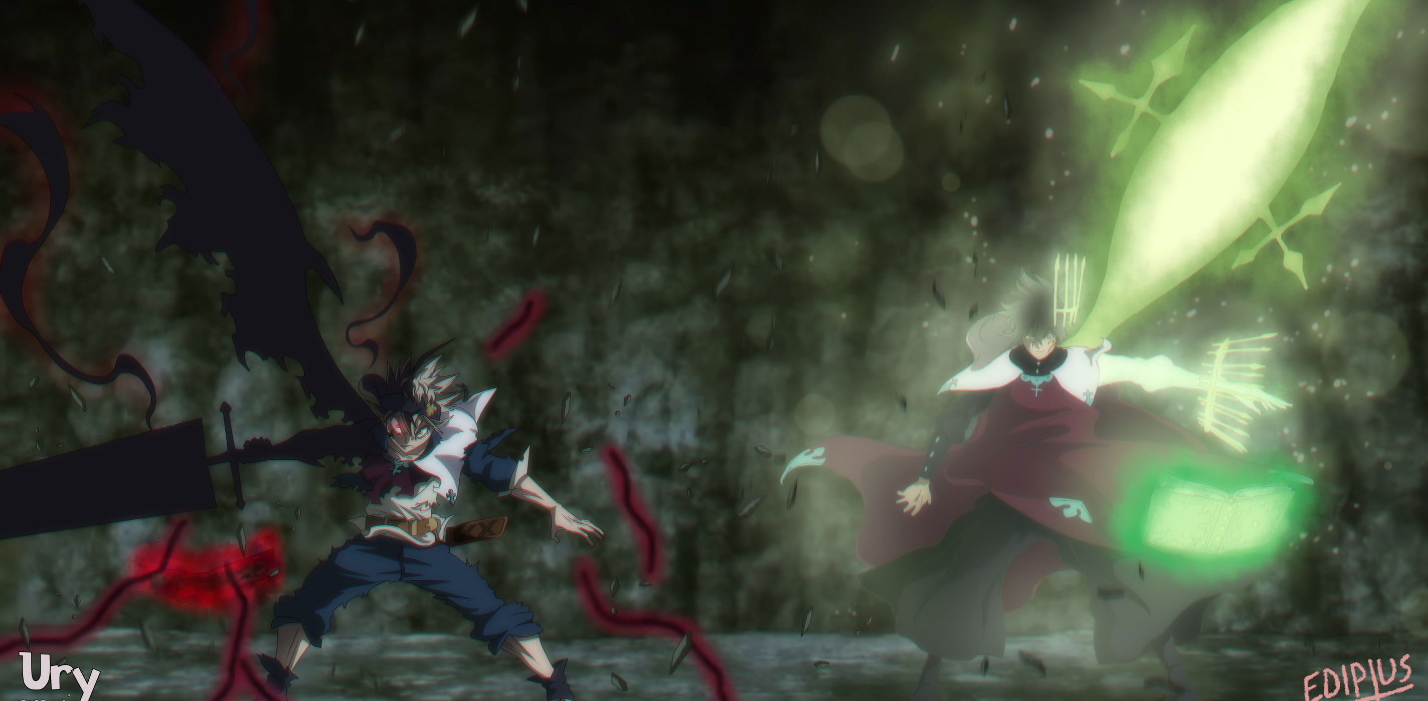 3840x2160 Asta (Black Clover), Yuno (Black Clover) wallpaper PNG -  Coolwallpapers.me!