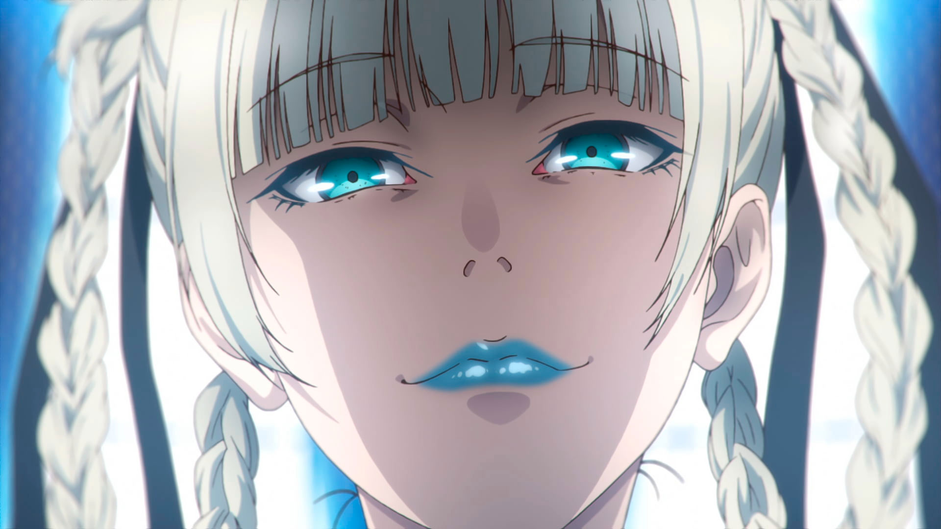 Wallpaper Anime, Kakegurui, Blue Eyes, Braid, Girl, Kirari