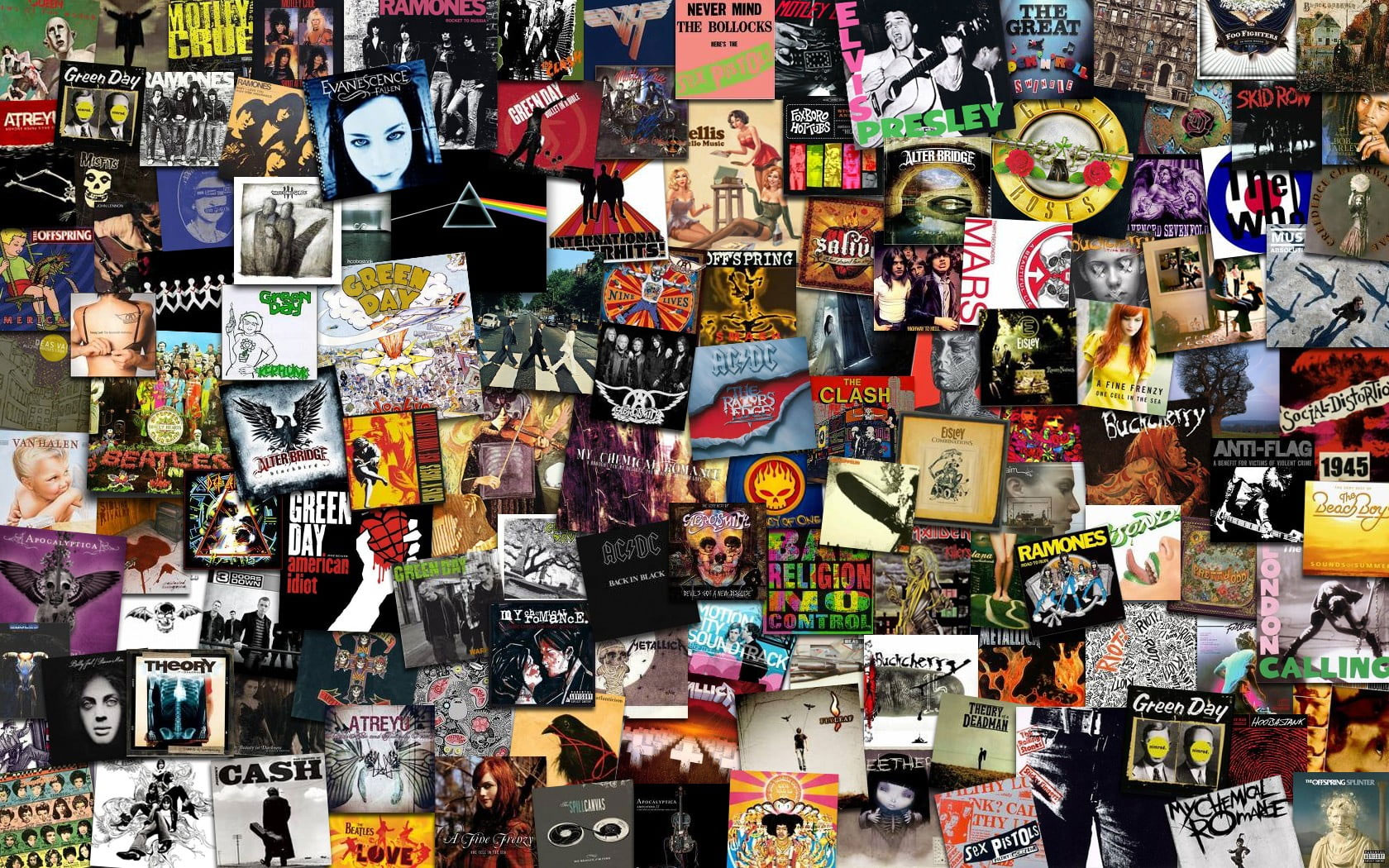Wallpaper Assorted Title Vinyl Sleeve Lot, Music, Rock Bands