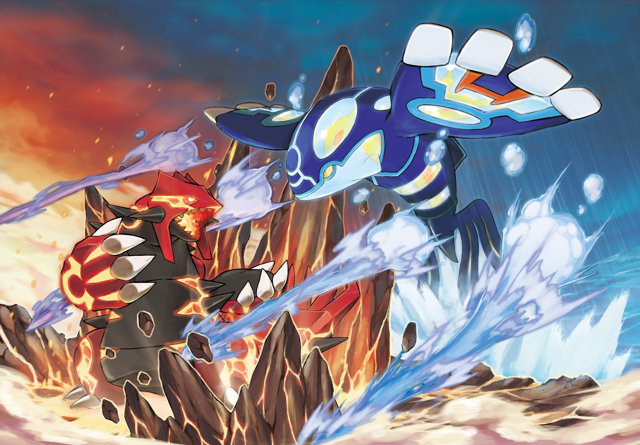 Wallpaper Blue And Black Monsters Illustration, Pokémon