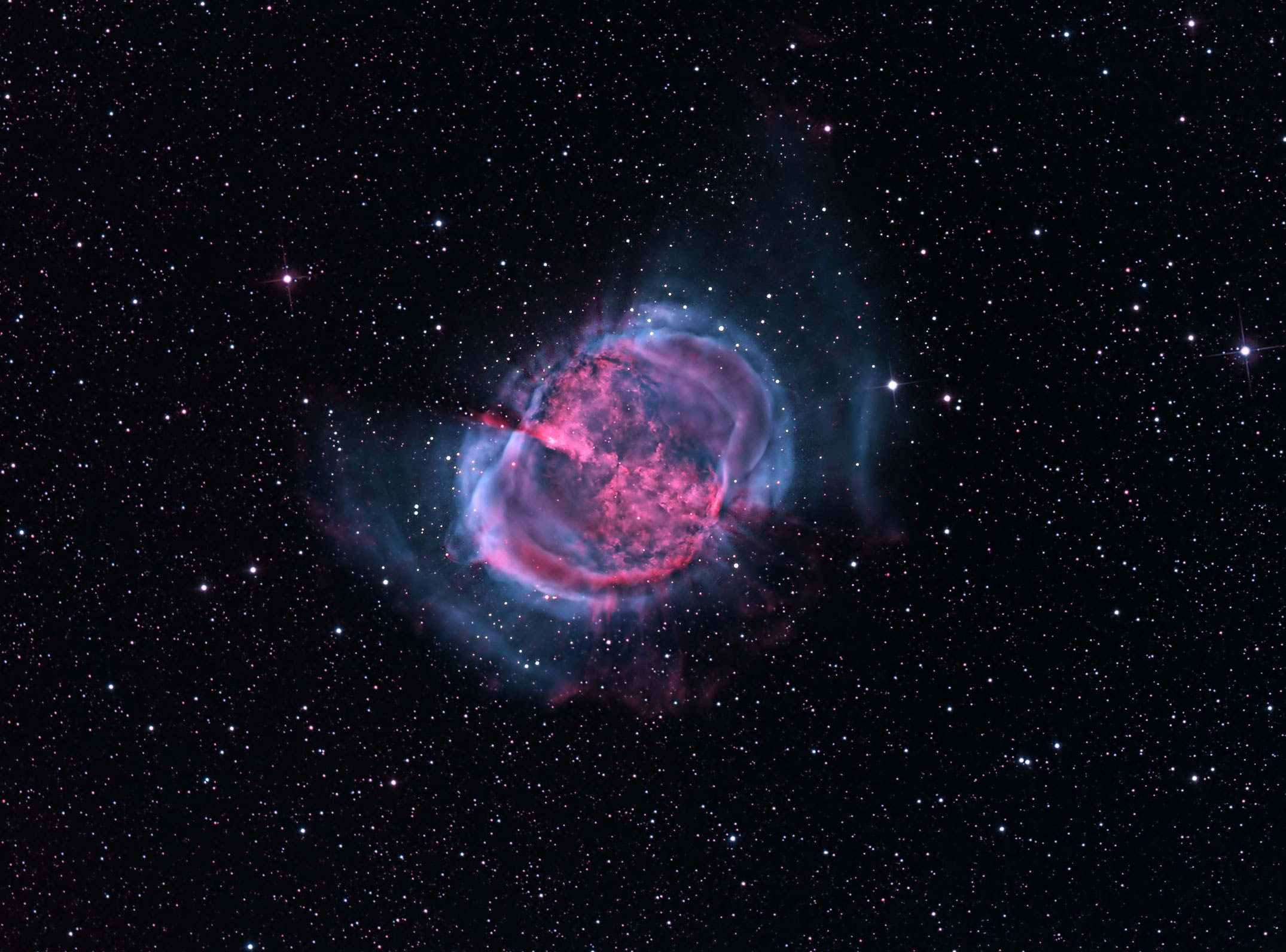 Wallpaper Blue, Pink, And Black Galaxy, Nebula