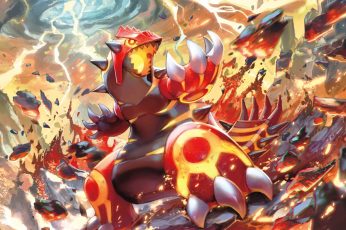 Fire Type Pokemon Digital Wallpaper, Pokémon