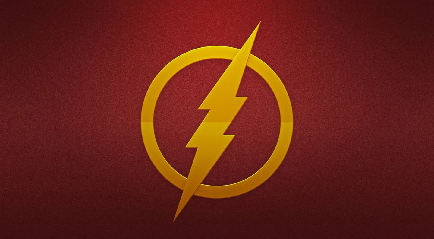 Wallpaper Flash Logo, Dc Comics, The Flash, Superhero