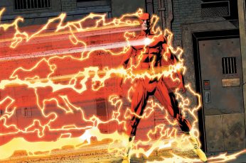 Wallpaper Flash, Superhero, Dc Comics, Illuminated, Glowin