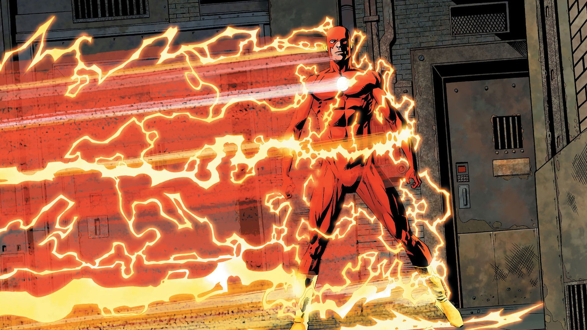 Wallpaper Flash, Superhero, Dc Comics, Illuminated, Glowin