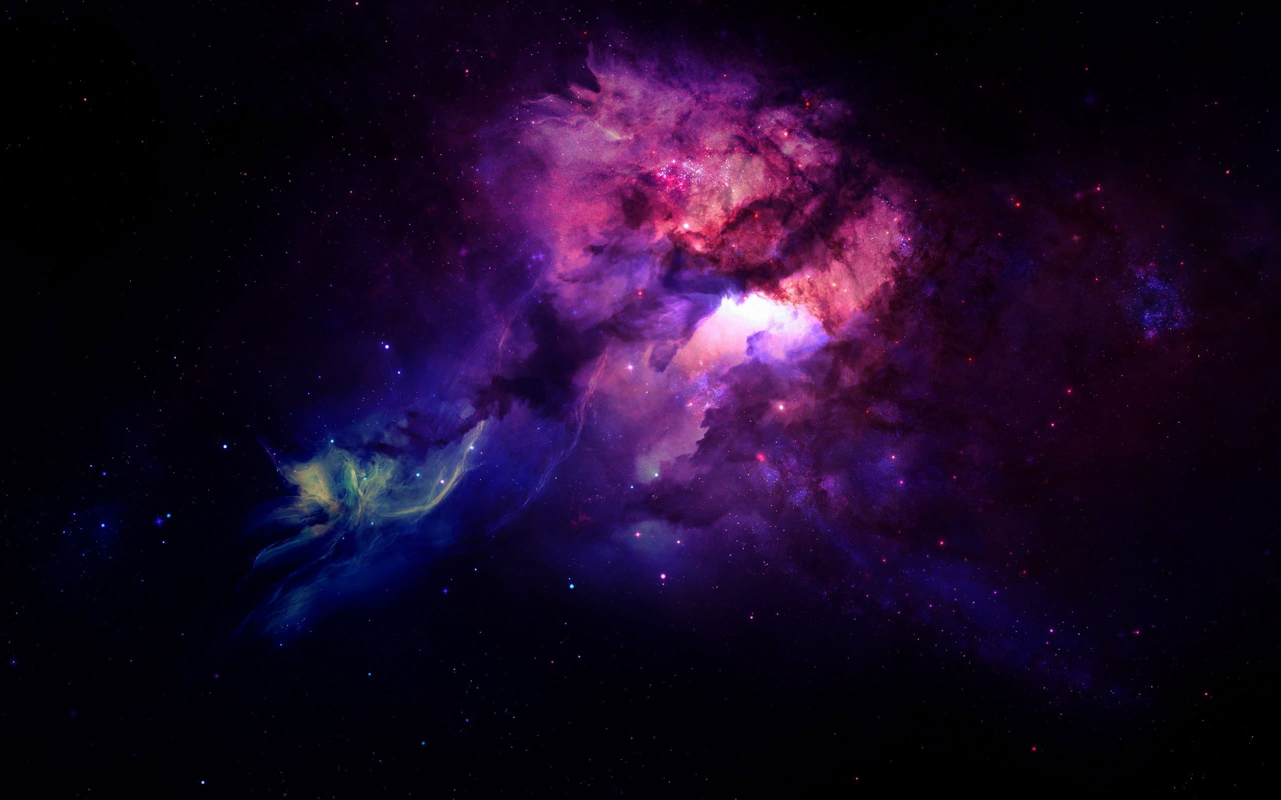 Galaxy Digital Wallpaper, Space, Nebula, Space Art