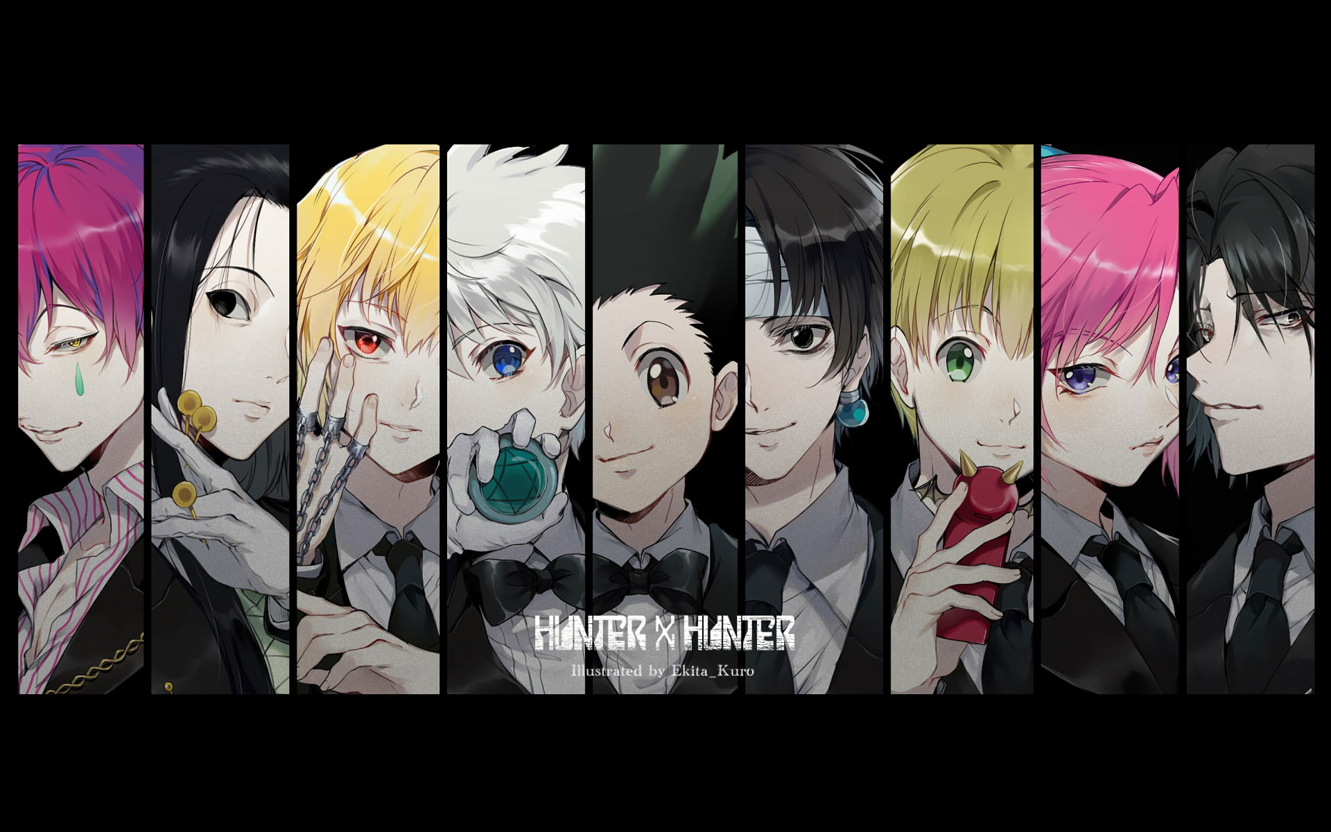 Wallpaper Hunter X Hunter, Anime, Gon Css, Hisoka, Chrollo
