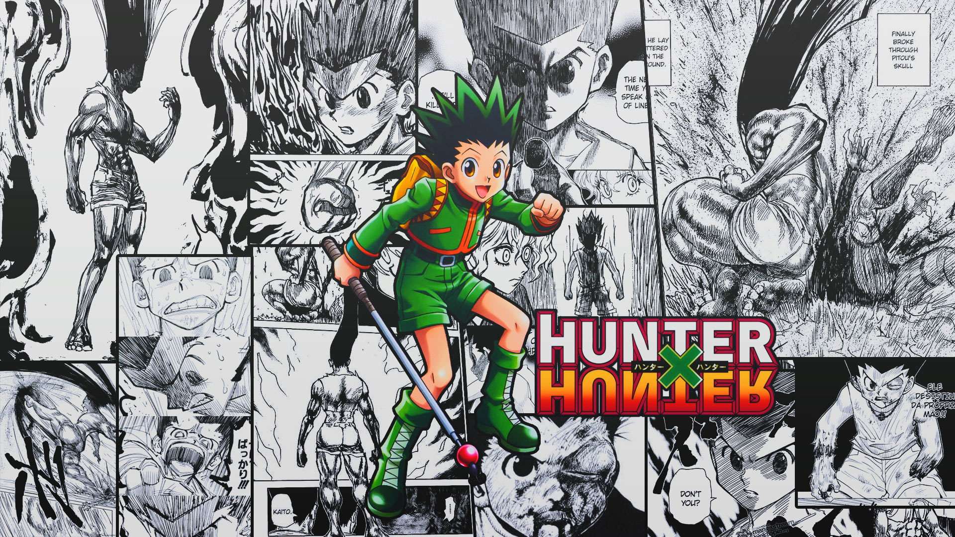 Wallpaper Hunter X Hunter, Anime, Gon Freecss