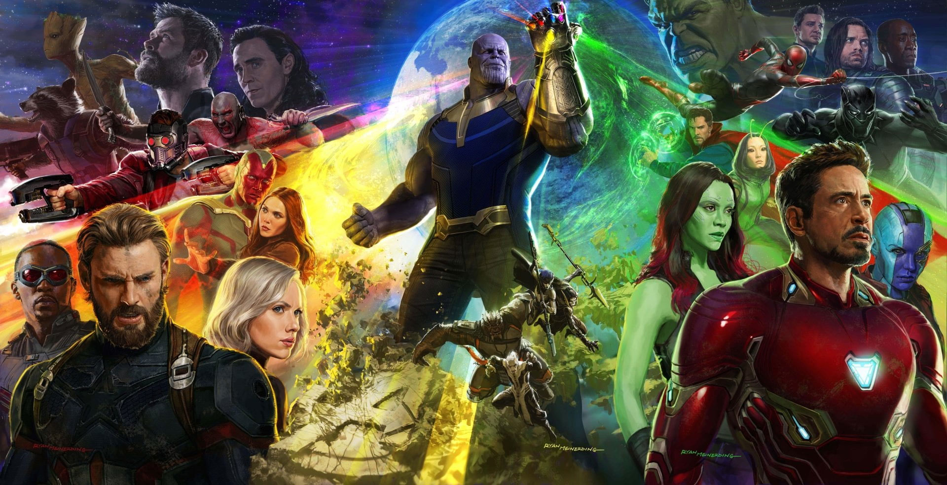 Wallpaper Marvels Avengers Movie Poster, Avengers Infinity