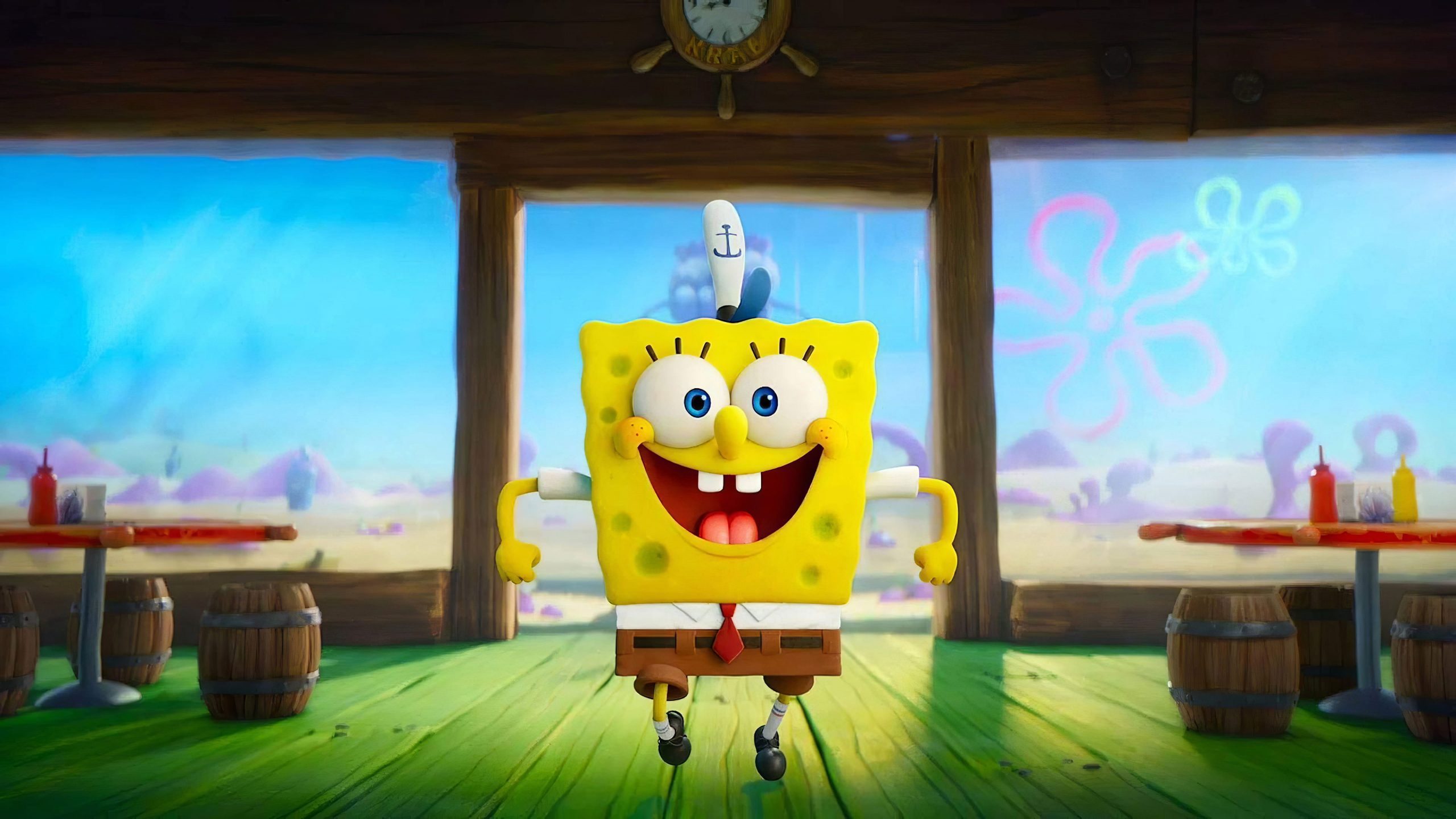 Wallpaper Movie, The Spongebob Movie Sponge On The Run