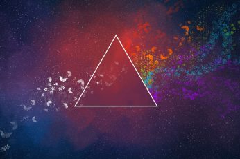 Wallpaper Music, Space, Triangle, Pink Floyd, Art, Prism