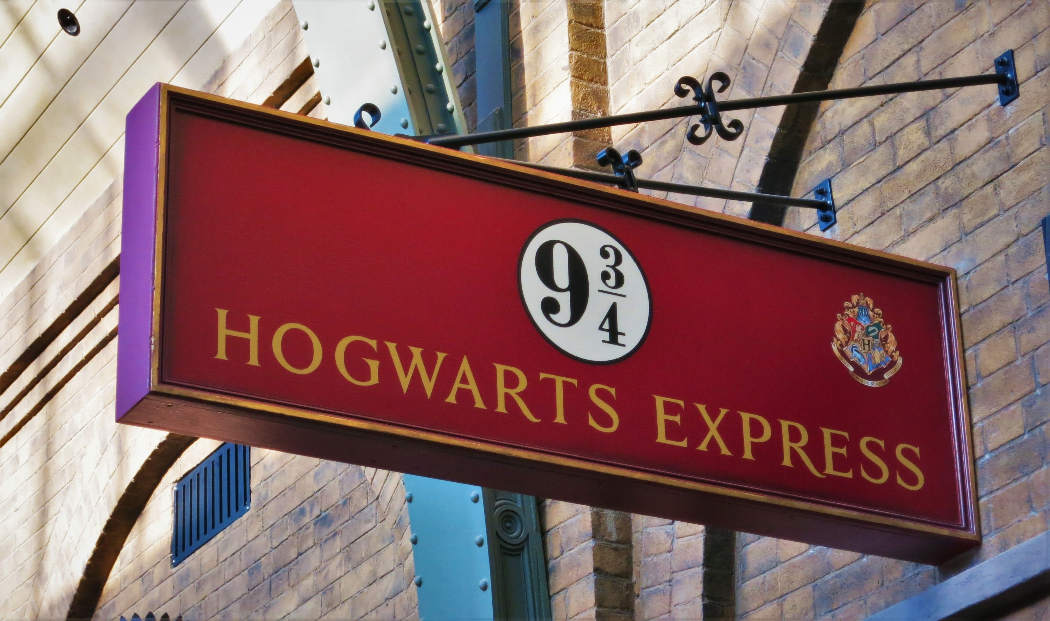 Wallpaper Platform 9 34 Hogwarts Express Signage, Harry Potter, Harry Potter, Movies