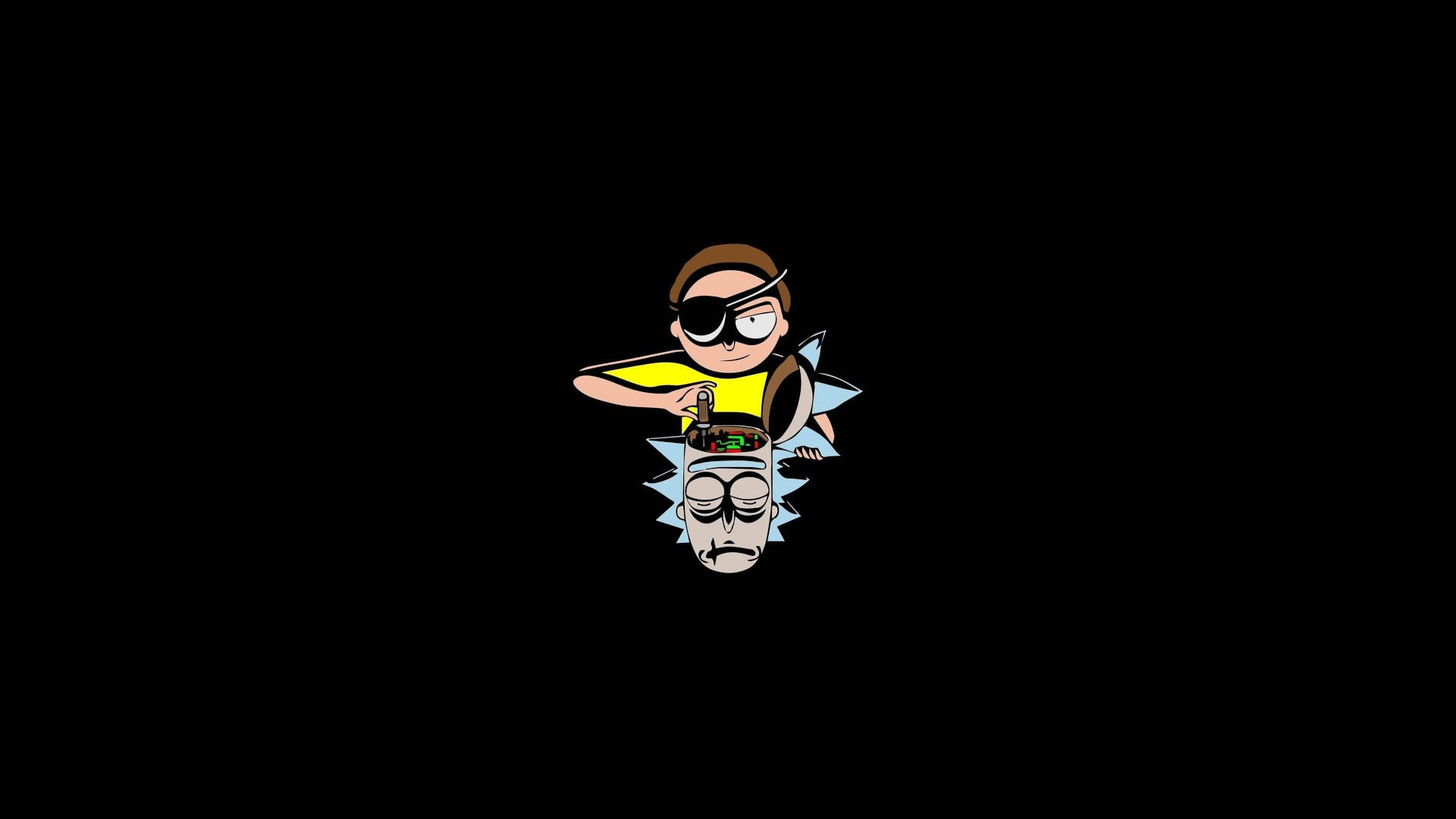 Wallpaper Rick And Morty, Tv Series, Eyepatches, Rick