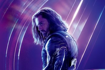 Wallpaper Sebastian Stan As Bucky Barnes, Avengers Infinity