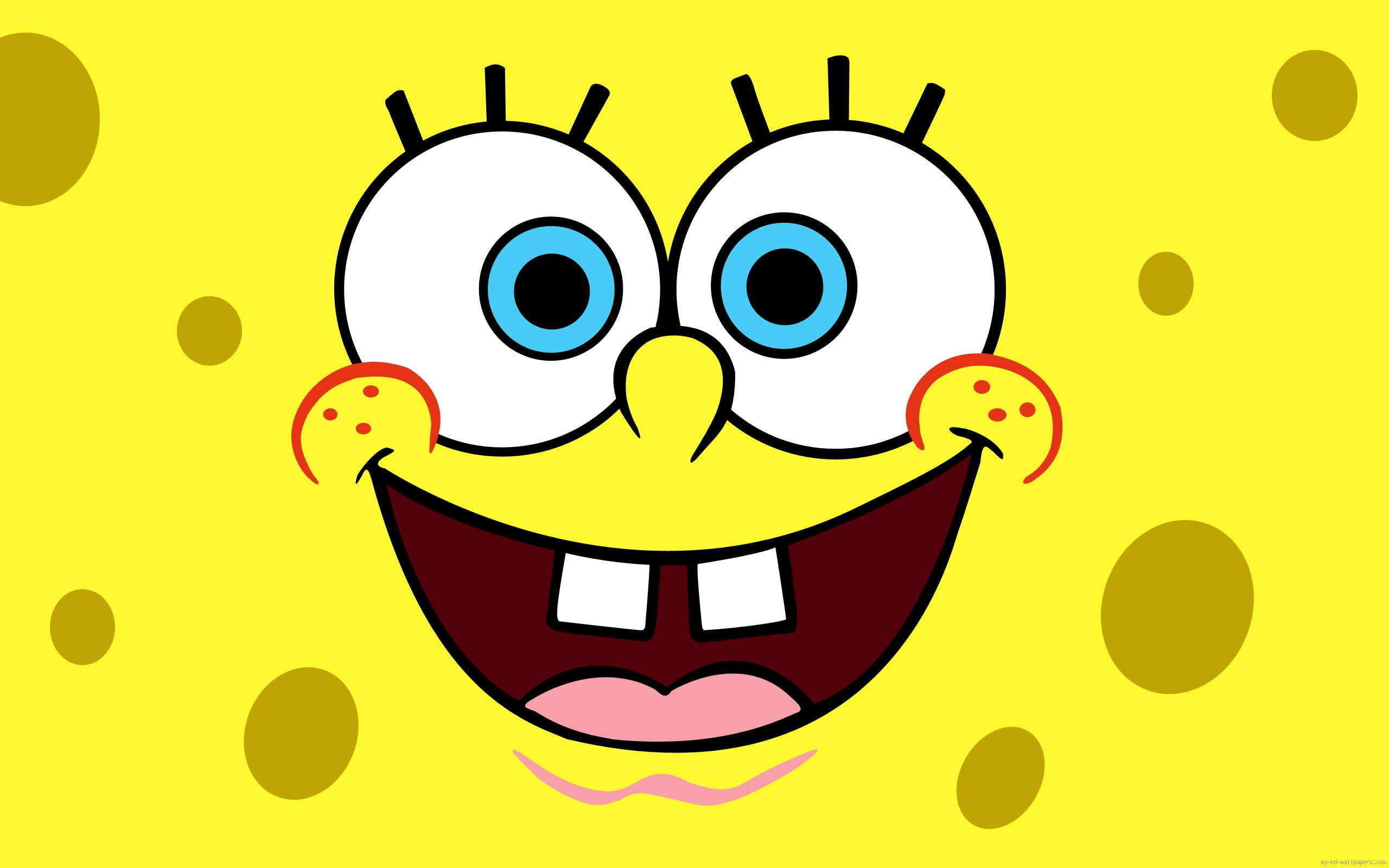 Wallpaper Spongebob Smiling, Spongebob Squarepants, Smile
