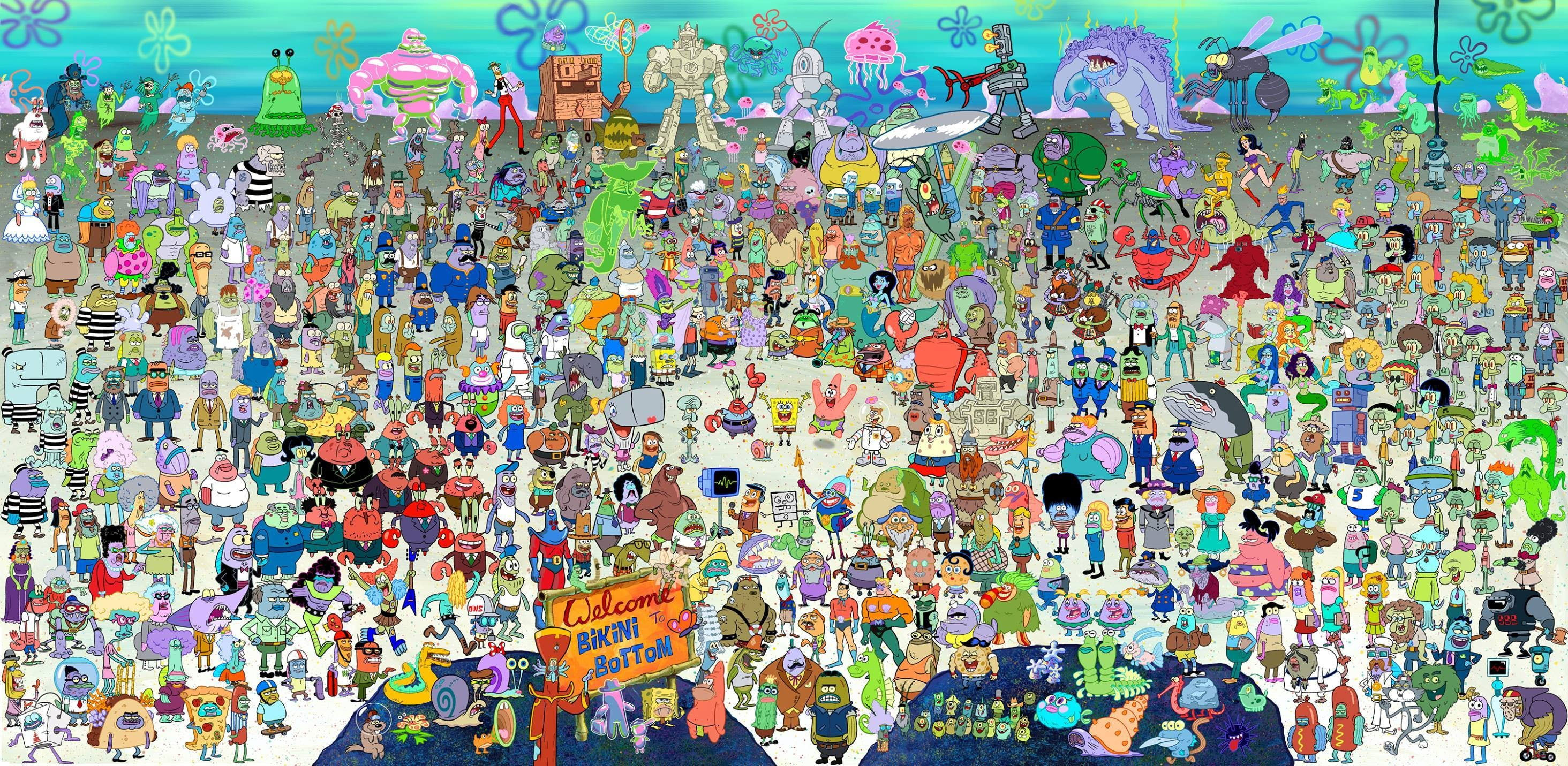 Wallpaper Spongebob Squarepants, SpongeBob, Movies