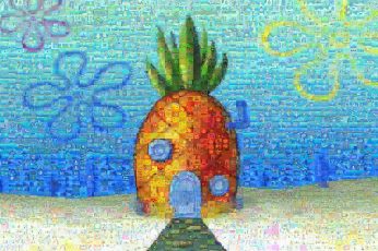 Wallpaper Spongebob Squarepants, Cartoon, Pineapple