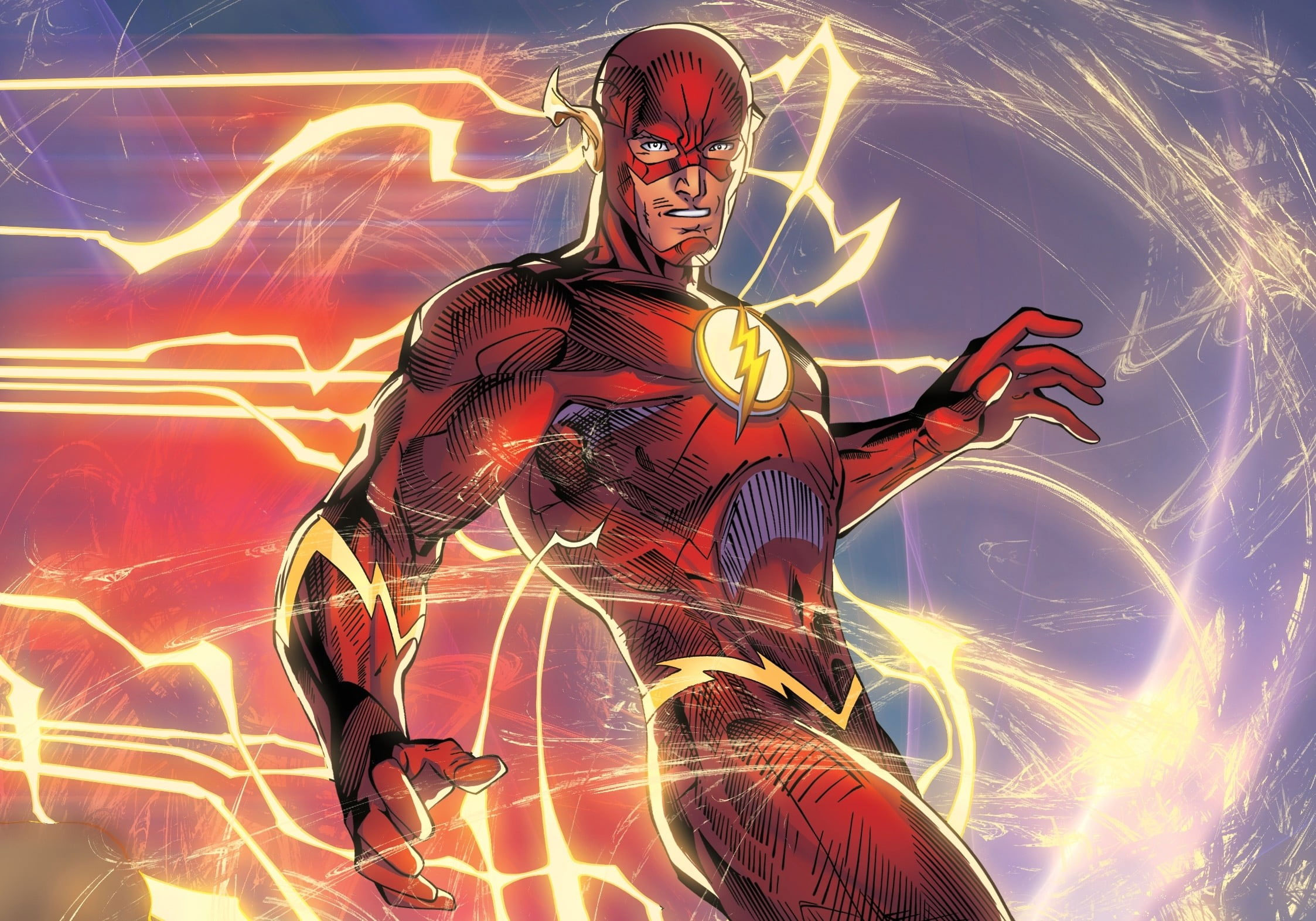 The Flash Digital Wallpaper, Superhero, Dc Comic