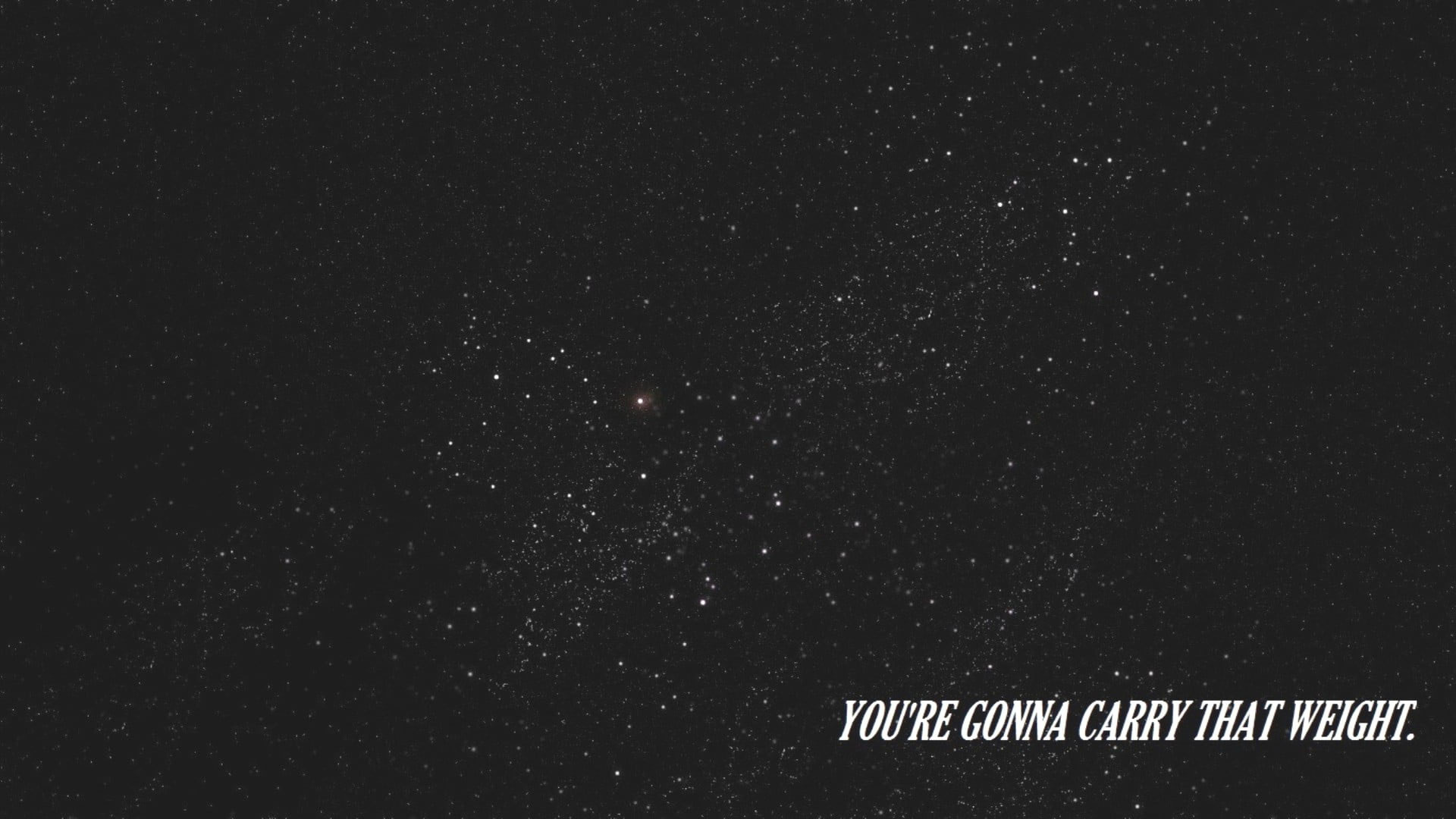Wallpaper Youre Gonna Carry That Weight Text, Cowboy Bebop