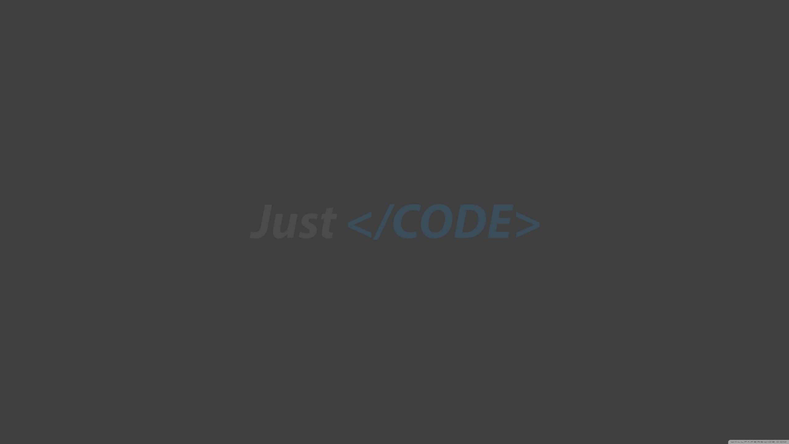 Coding Wallpaper, Just Code