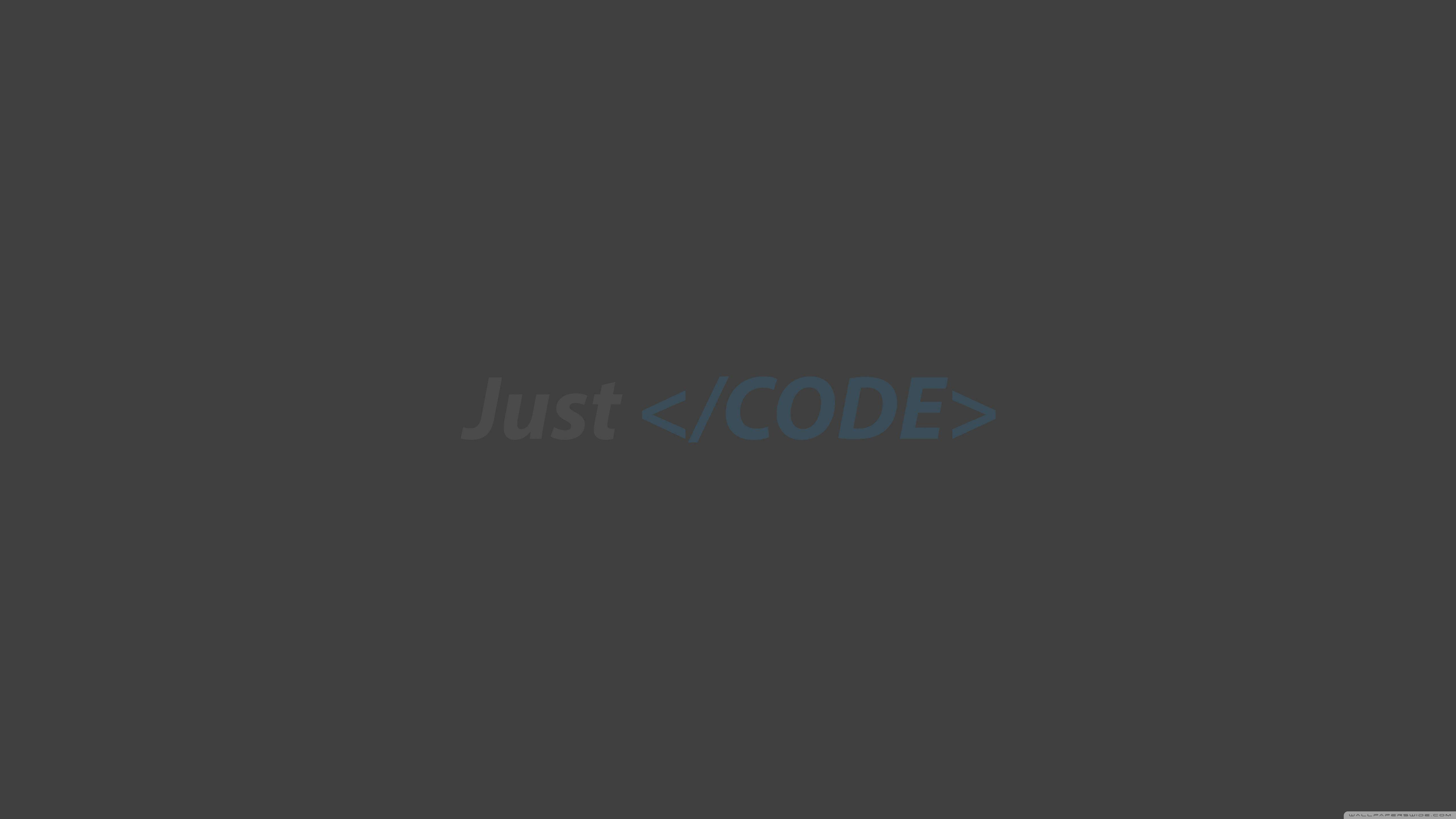Coding Wallpaper, Just Code, Code, Other