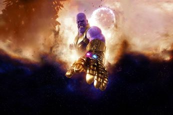 Wallpaper Avengers Infinity War, Thanos, 4k