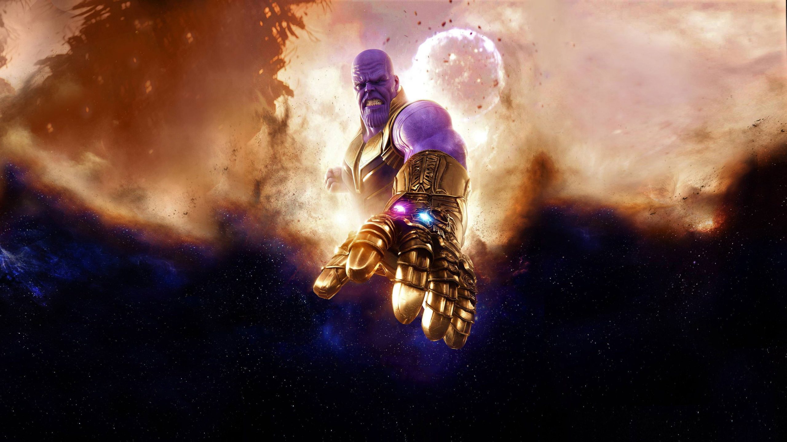 Wallpaper Avengers Infinity War, Thanos, 4k