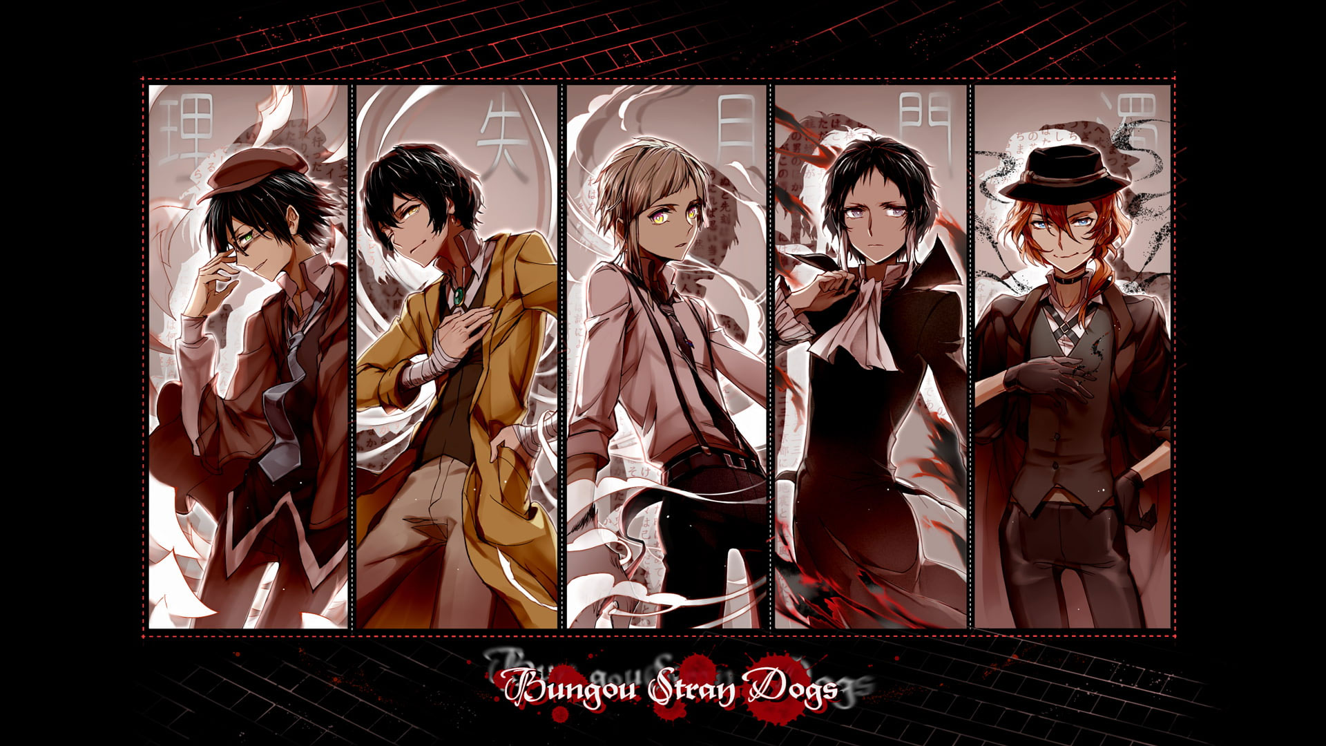 Wallpaper Bungou Stray Dogs, Anime Boys, Dazai Osamu