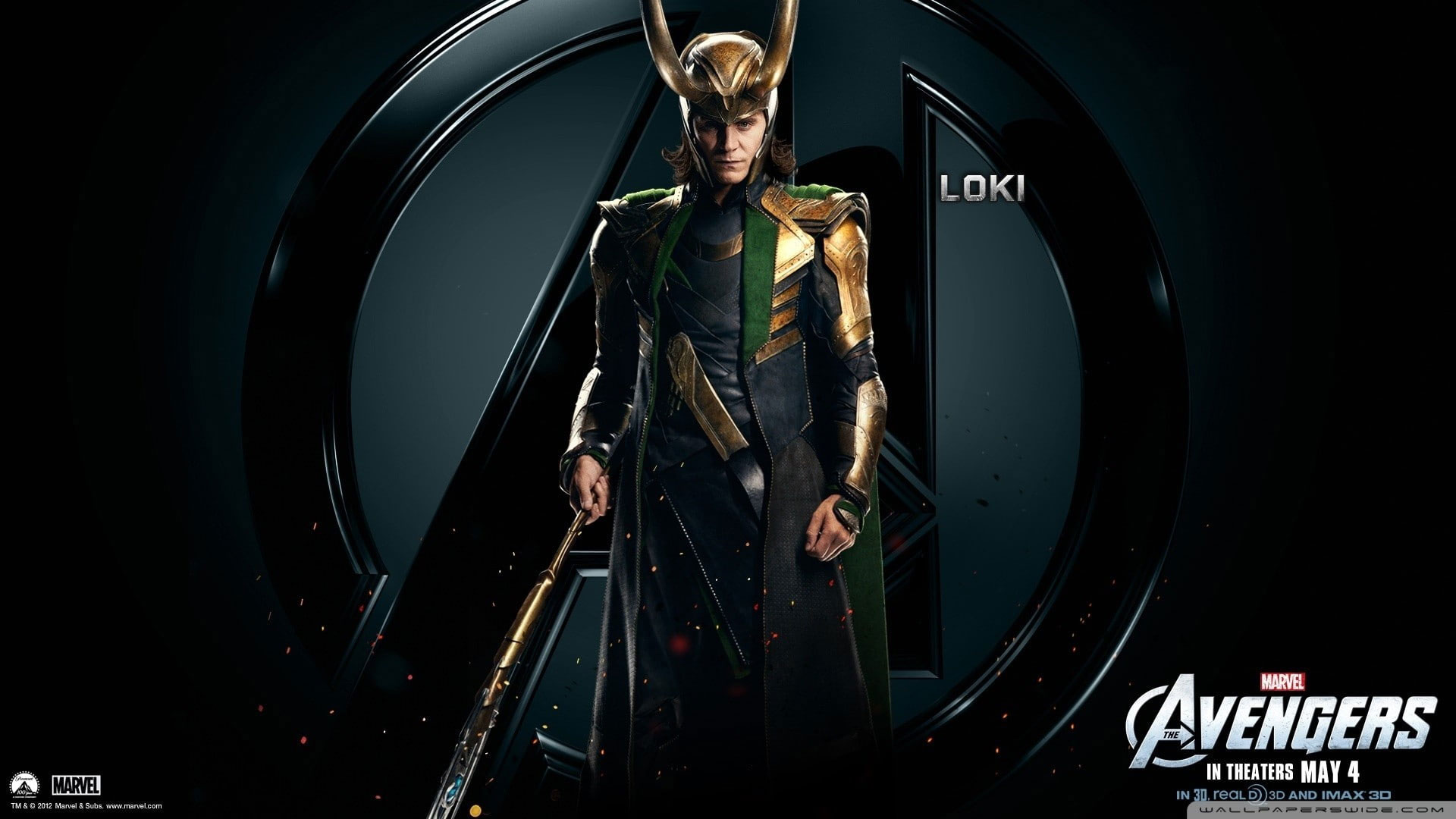 Wallpaper Loki, Tom Hiddleston, One Person, Arts Culture