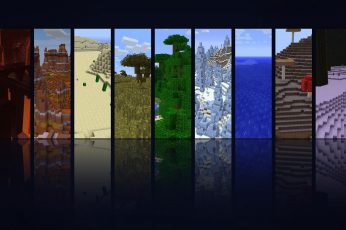 Wallpaper Minecraft Collage Poster, Video Games, Business