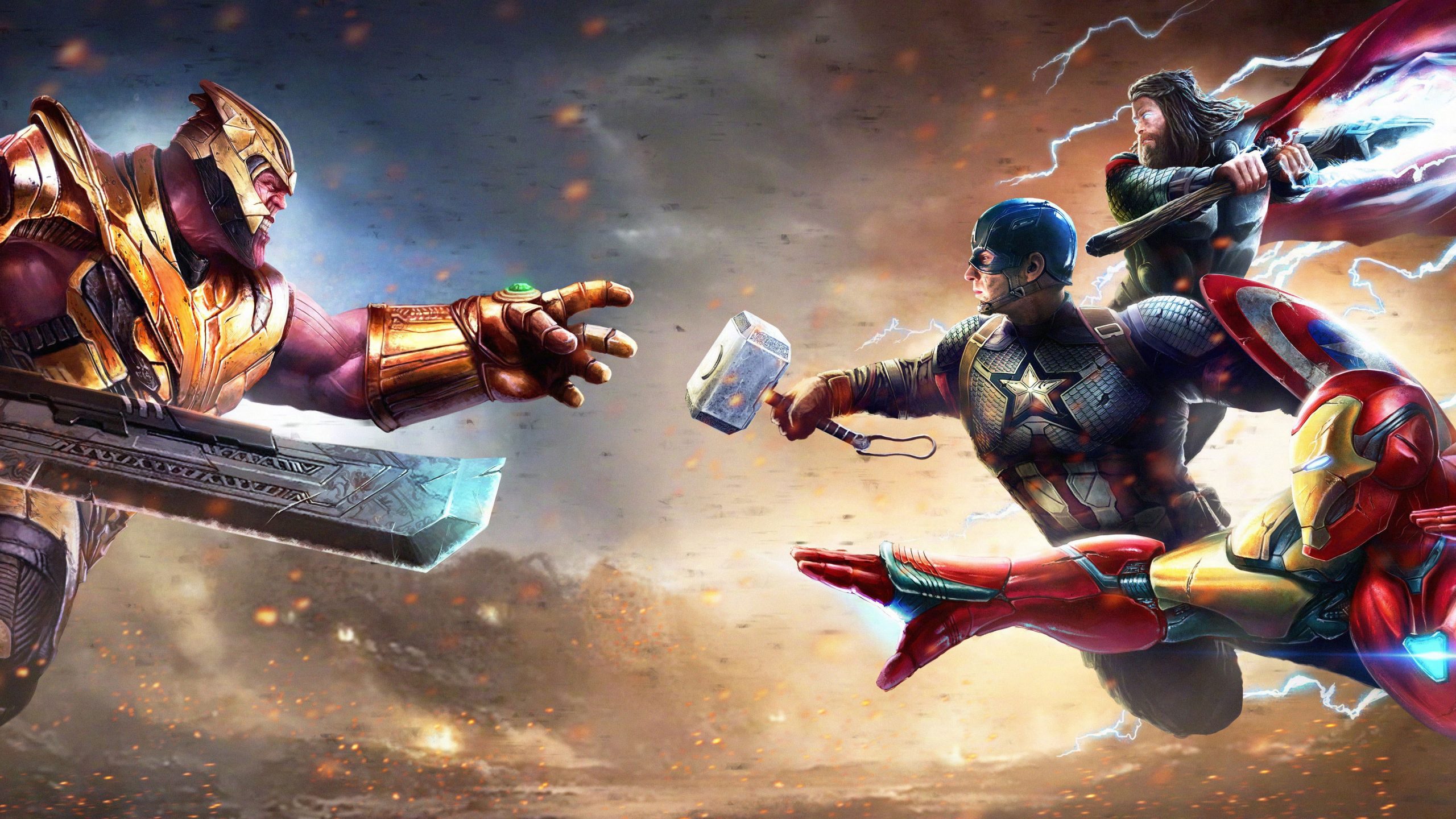 Wallpaper The Avengers, Avengers Endgame, Captain America