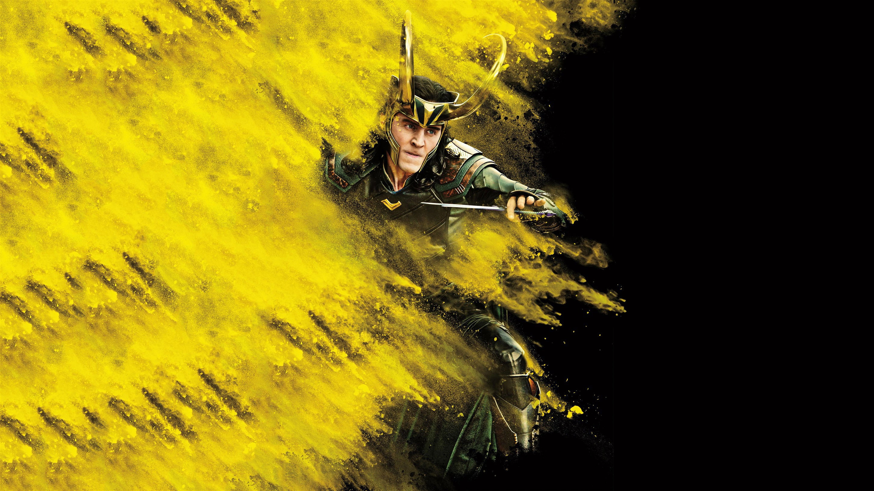 Wallpaper Thor Ragnarok, Loki, Yellow, Loki, Movies