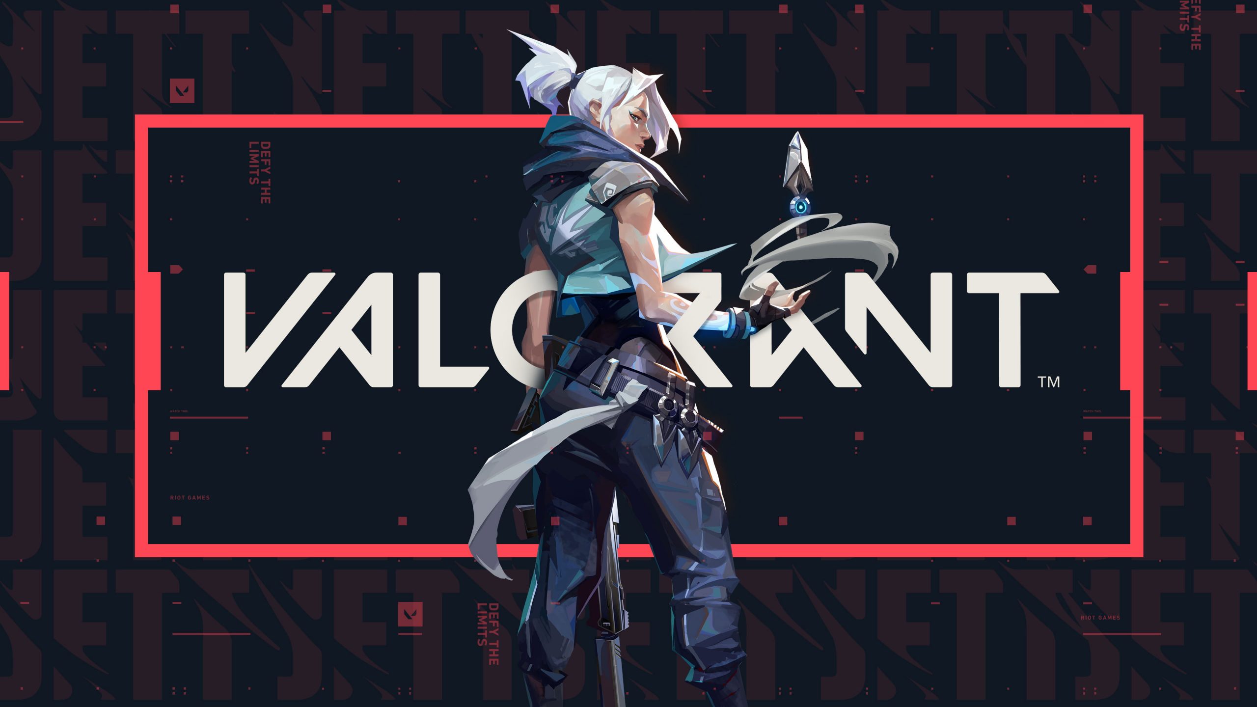 Wallpaper Valorant, Jett Valorant, Riot Games