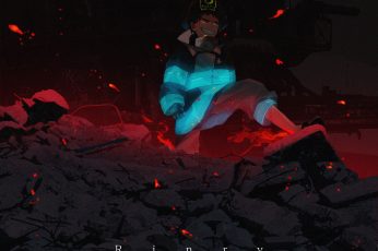 Wallpaper Anime, Fire Force, Shinra Kusakabe