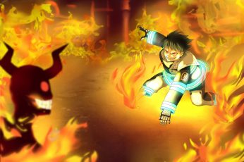 Wallpaper Anime, Fire Force, Shinra Kusakabe