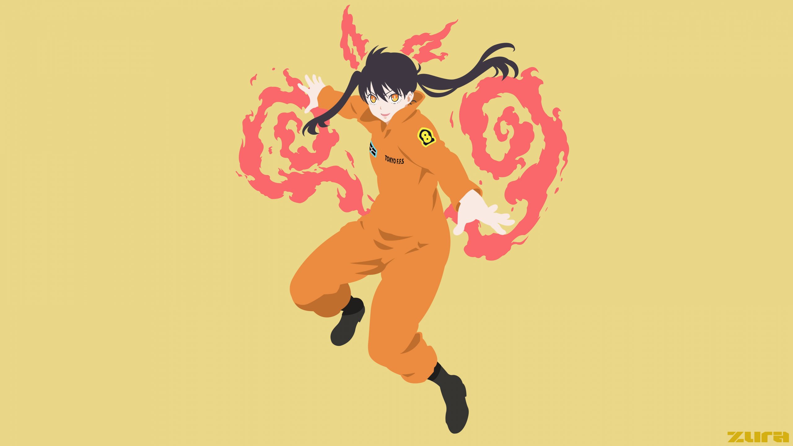 Wallpaper Anime, Fire Force, Tamaki Kotatsu