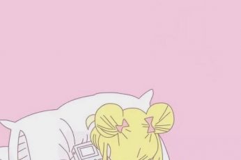 Wallpaper Anime, Sailor Moon, Gameboy