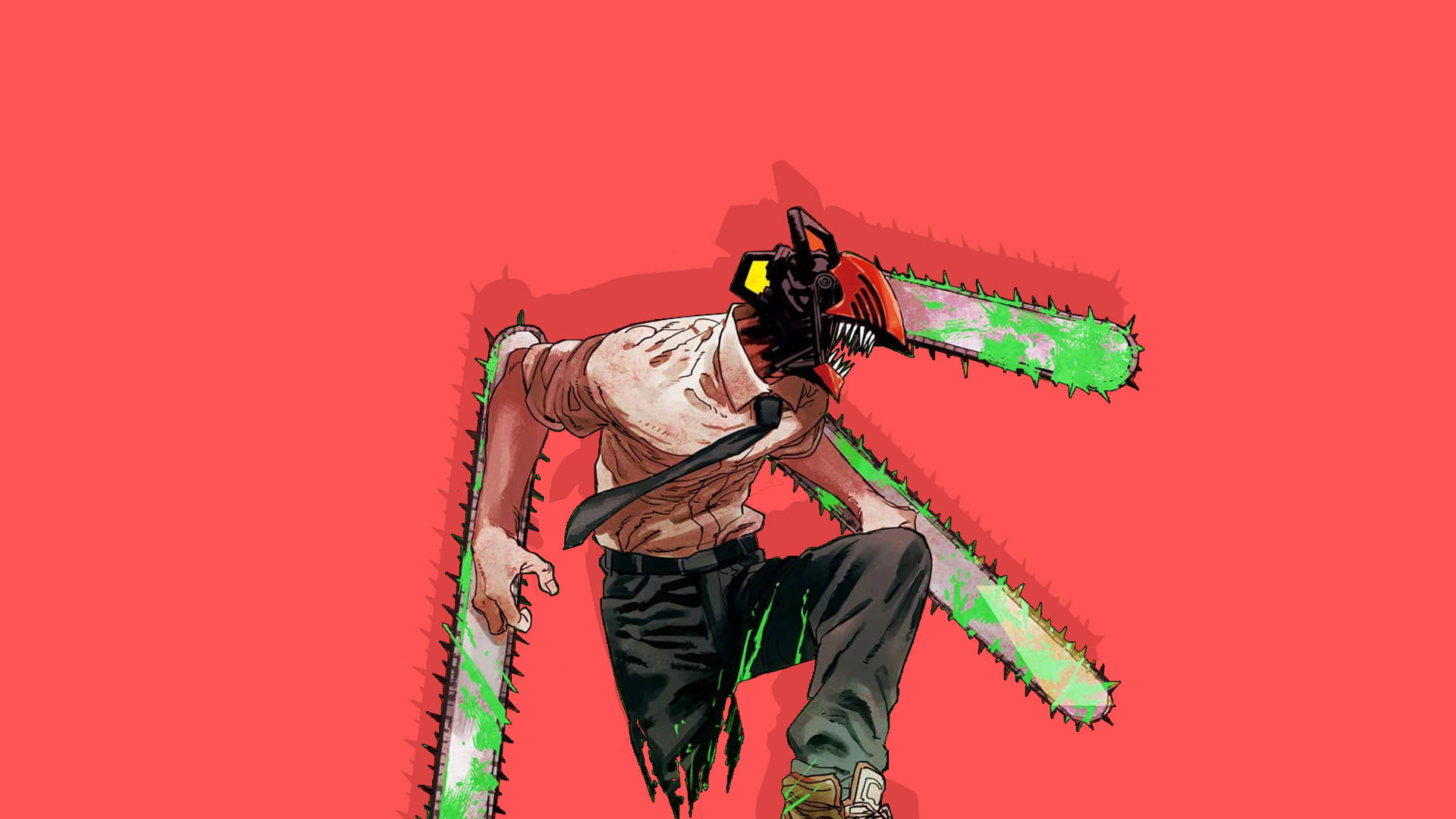 Wallpaper Chainsaw Man, Anime