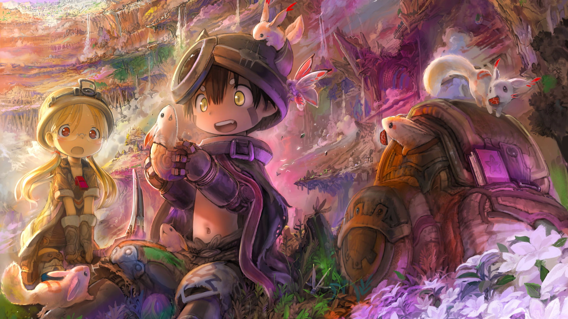 Wallpaper Made In Abyss, Riko Made In Abyss, Regu Made